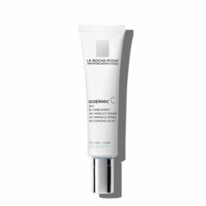 Röhrchen mit einer Anti-Aging-Creme von La Roche-Posay, enthält Vitamin C und verspricht Feuchtigkeit und Straffung.