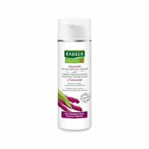 Kremsflasche mit Amaranth Spliss-Reparatur-Creme zur Pflege und Reparatur von damaged Haaren.