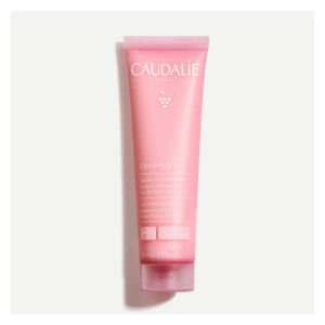 Rosa Tube mit Gelée zur Feuchtigkeitspflege, enthält Hyaluronsäure, Traubenwasser und Aloe Vera, 60 ml.